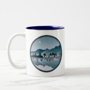 Castaic Lake California Reflektion Två-Tonad Mugg