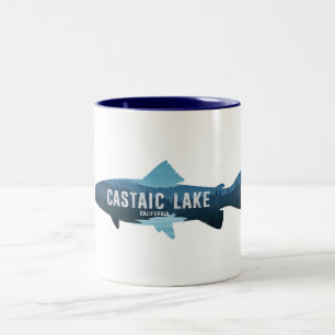 Castaic Lake Kalifornien Fisk Två-Tonad Mugg