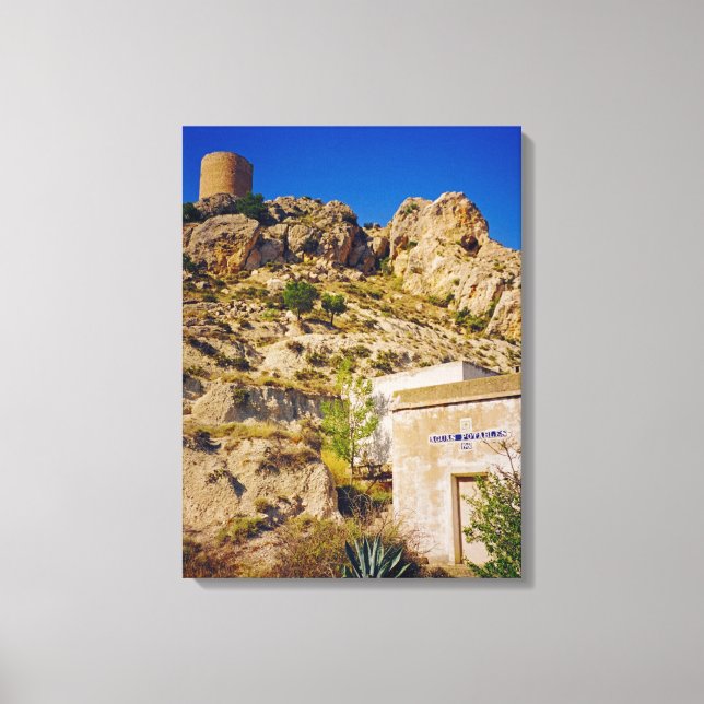 Castalla Castle Canvastryck (Framsida)
