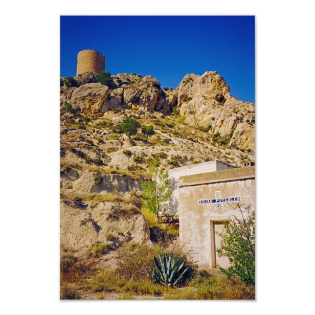 Castalla Castle Fototryck (Framsidan)