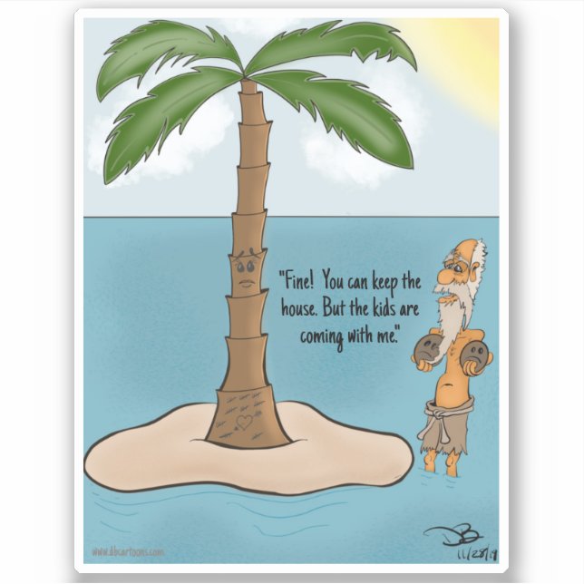 Castaway Klistermärken (Framsida)