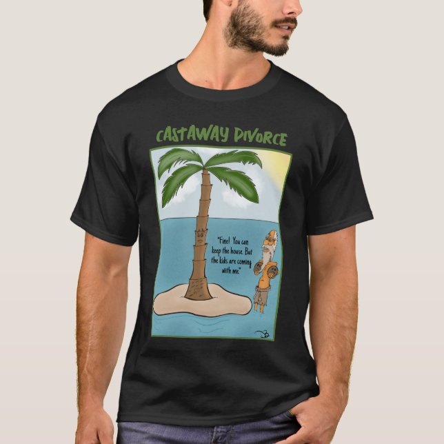 Castaway Manar Black-Shirt T Shirt (Framsida)