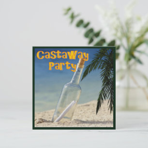 Castaway Party 1 Inbjudningar