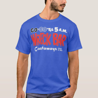 Castaways Motel Wreck Pub - Miami, FL - Vintage Ti T Shirt