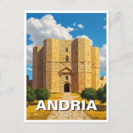 Castel del Monte Andria Italien Travel Vykort