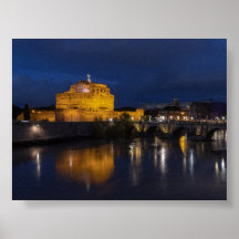 Castel Sant Angelo på natten