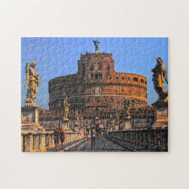 Castel Sant Angelo Rom. Pussel (Horisontell)