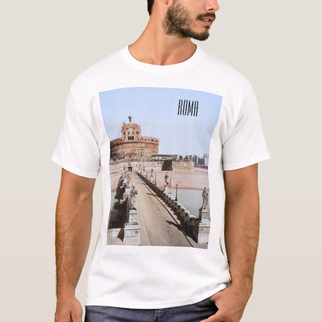 Castel Sant'Angelo i Rom T Shirt (Framsida)