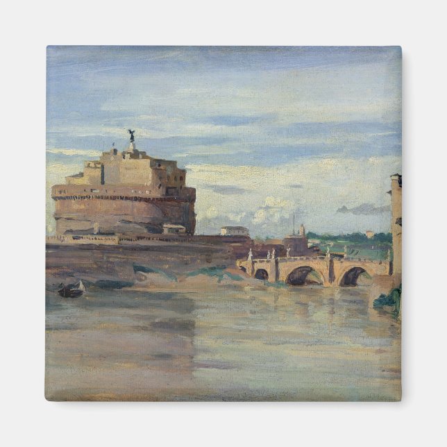 Castel Sant'Angelo och floden Tiber, Rom Magnet (Framsidan)