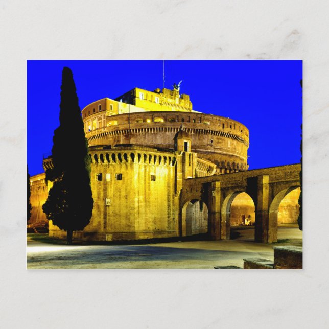 Castel Sant'Angelo Vykort (Framsida)