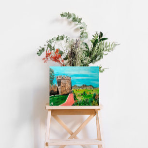 Castell de Benisanó Painting av Alfred Fox Canvastryck