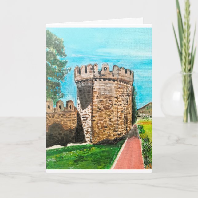 Castell de Benisanó Painting av Alfred Fox Kort (Framsida)