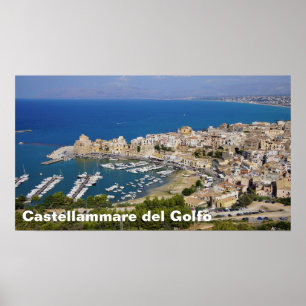 Castellammare del Golfo, Sicily italienaffisch Poster