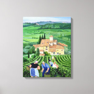 Castellina-i-Chianti Canvastryck