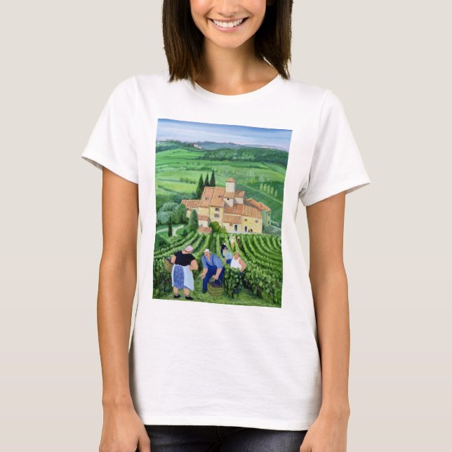Castellina-i-Chianti Tee Shirt (Framsida)