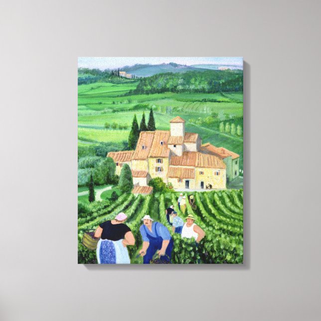 Castellina-in-Chianti Canvastryck (Framsida)
