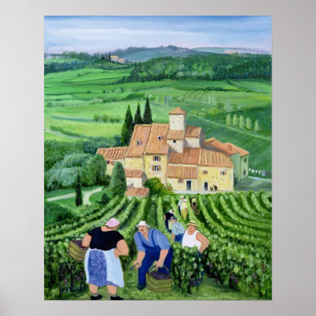 Castellina-in-Chianti Poster (Framsidan)