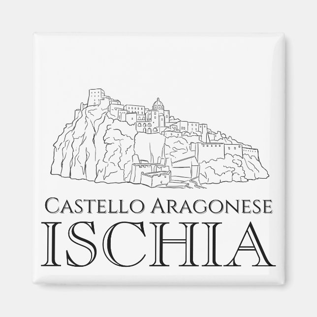 Castello Aragonese, Ischia Resa Magnet (Framsidan)