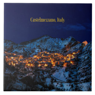 Castelmezzano, Italien Kakelplatta