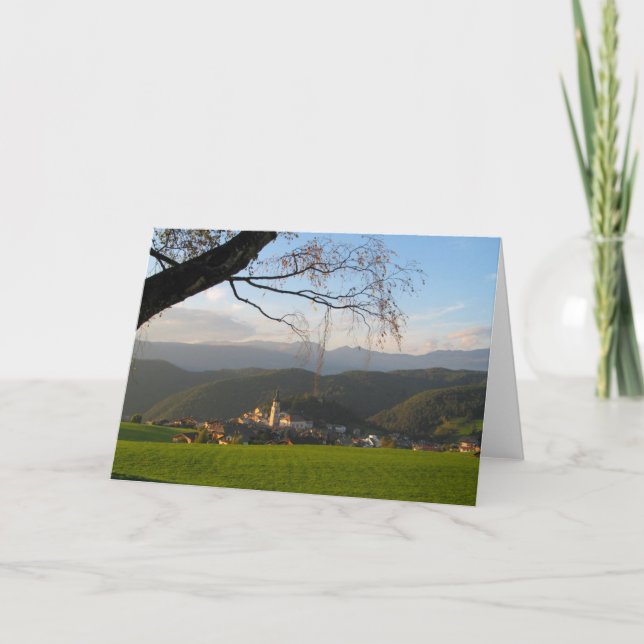 Castelrotto italien kort (Framsida)