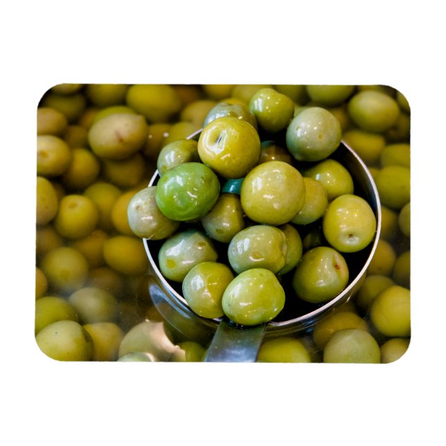 Castelvetrano Sweet Grönt Olife Magnet (Horisontell)