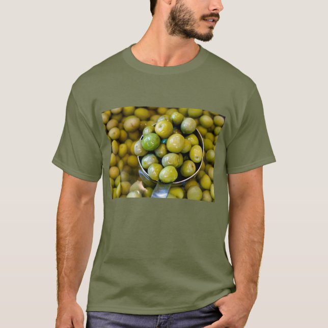 Castelvetrano Sweet Grönt Olife T Shirt (Framsida)