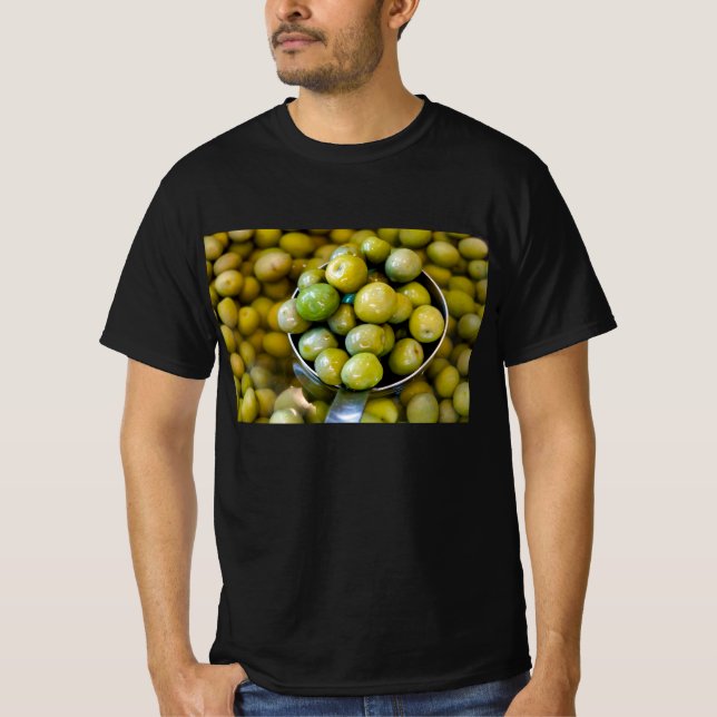 Castelvetrano Sweet Grönt Olife T Shirt (Framsida)