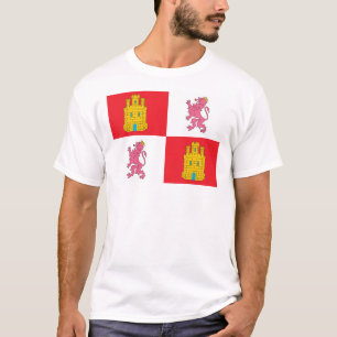Castile- och Leon flaggaT-tröja Tee
