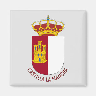 Castilla La Mancha jackat av arm - Spanien Magnet