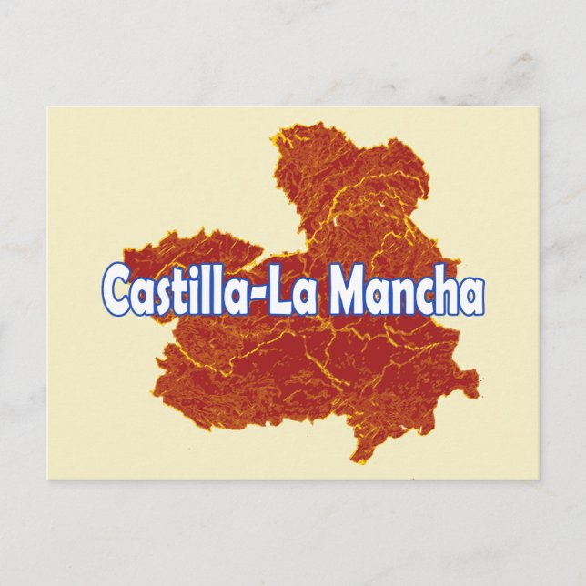 Castilla-La Mancha Vykort (Framsida)