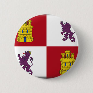 Castilla y Leon (Spanien) flagga Knapp