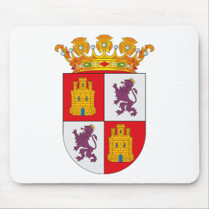 Castilla Y Leon vapensköld Mousepad Musmatta