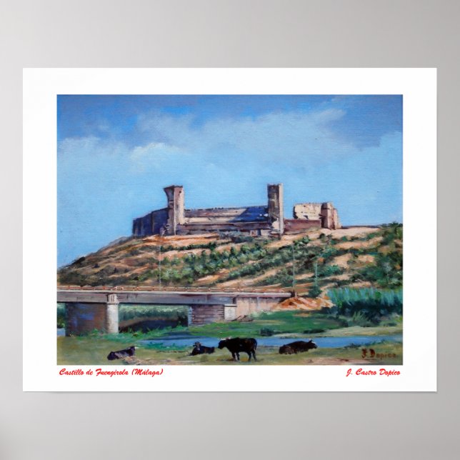 Castillo de Fuengirola (Málaga) Poster (Framsidan)