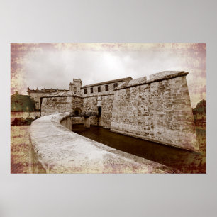 Castillo de la Real Fuerza, Havana, Kuba Poster