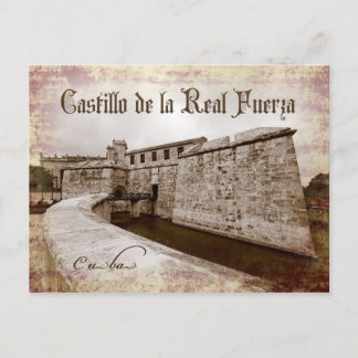 Castillo de la Real Fuerza, Havana, Kuba Vykort