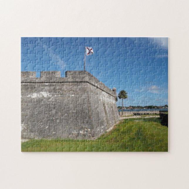 Castillo de San Marcos fort i Saint Augustine Pussel (Horisontell)