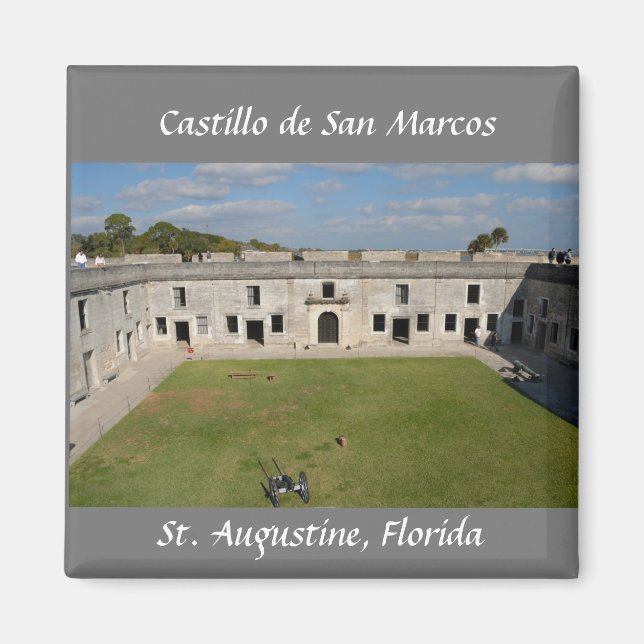Castillo de San Marcos Magnet (Framsidan)