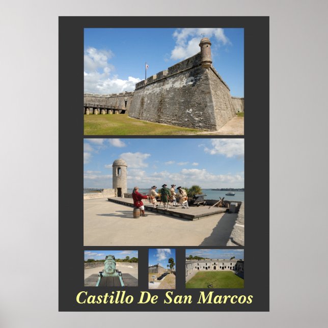 Castillo De San Marcos Poster (Framsidan)
