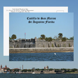 Castillo de San Marcos Saint Augustine FL Photo Vykort