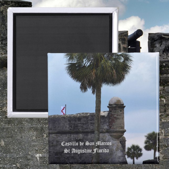 Castillo de San Marcos St Augustine Florida Photo Magnet (Skapare uppladdad)