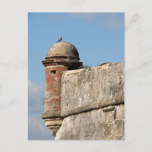 castillo de san marcos vykort (Framsida)
