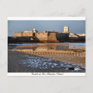 Castillo de San Sebastián (Cádiz) Vykort