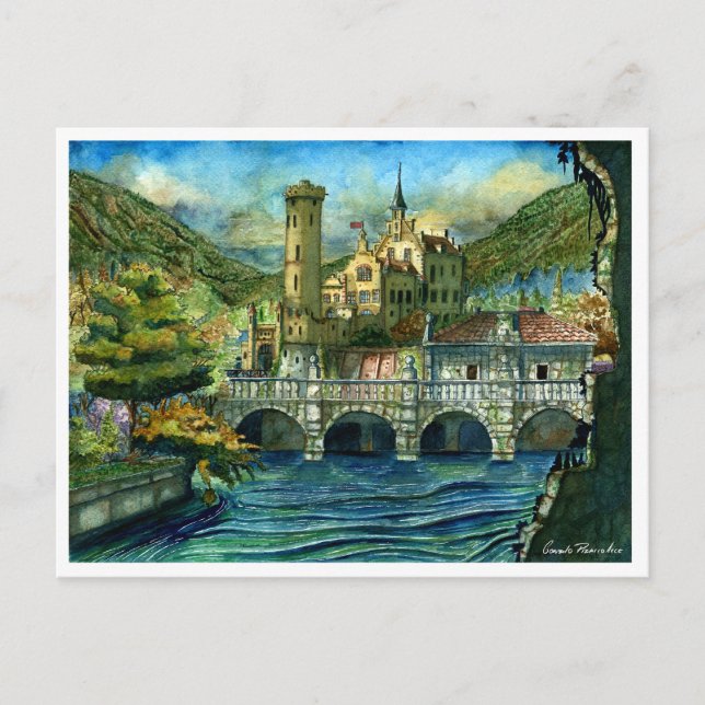 Castillo en el Lago  Vykort (Framsida)