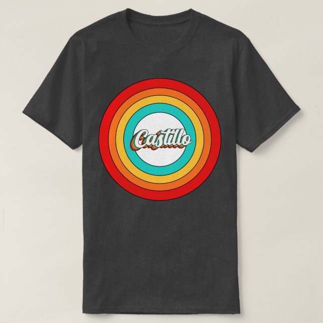 Castillo Namn Shirt Vintage Castillo Circle T (Design framsida)