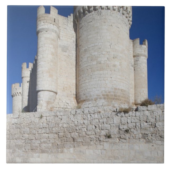 Castillo Penafiel, innehåller Vinmuseum Kakelplatta (Framsidan)