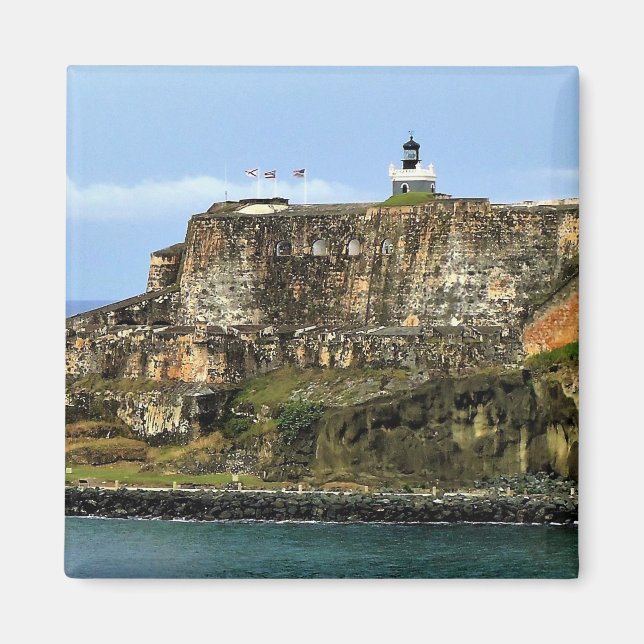 Castillo San Felipe del Morro Lighthouse Magnet (Framsidan)