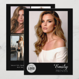 Casting Call Kompkort | 5 Bilder med logotyp Inbjudningar