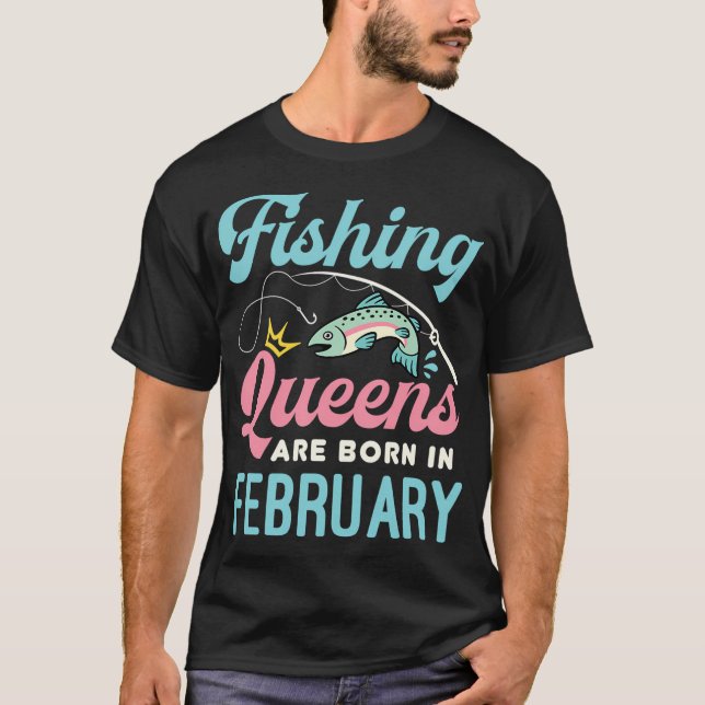 Casting Lines & Caffeine Dreams Fiske kaffe  T Shirt (Framsida)