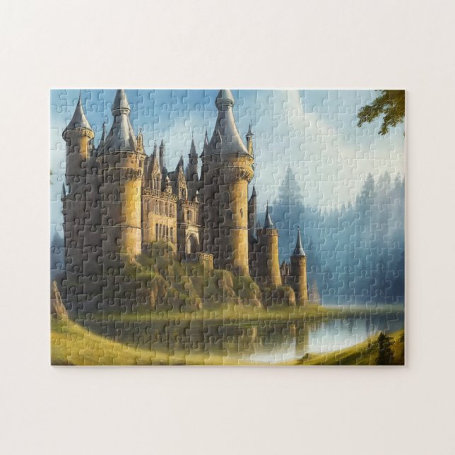 Castle 4 Daily Jigszawa puzzle Nyligen Jigszawa Pu Pussel (Horisontell)
