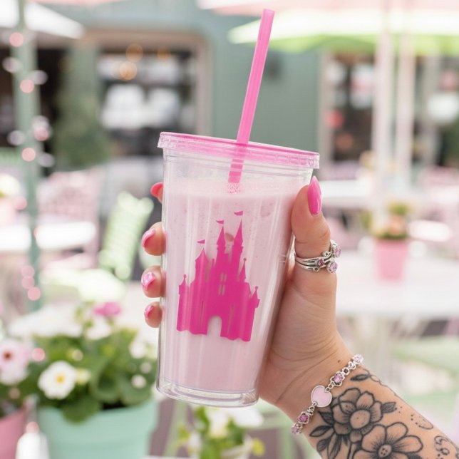 Castle Acrylic Tumbler Take Away Mugg (Skapare uppladdad)